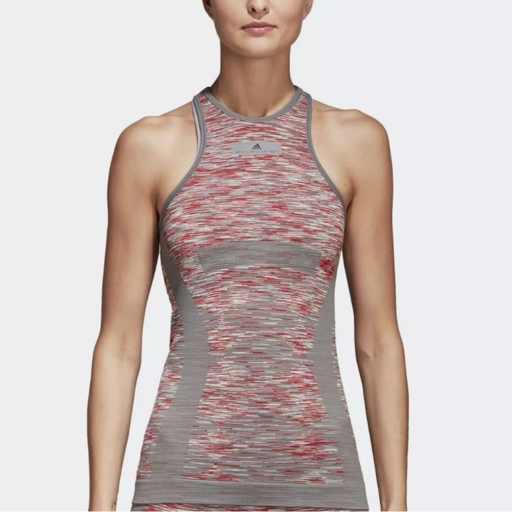 Adidas Stella McCartney NWOT Yoga Racerback Sport Tank Seamless Space Dye. Large
